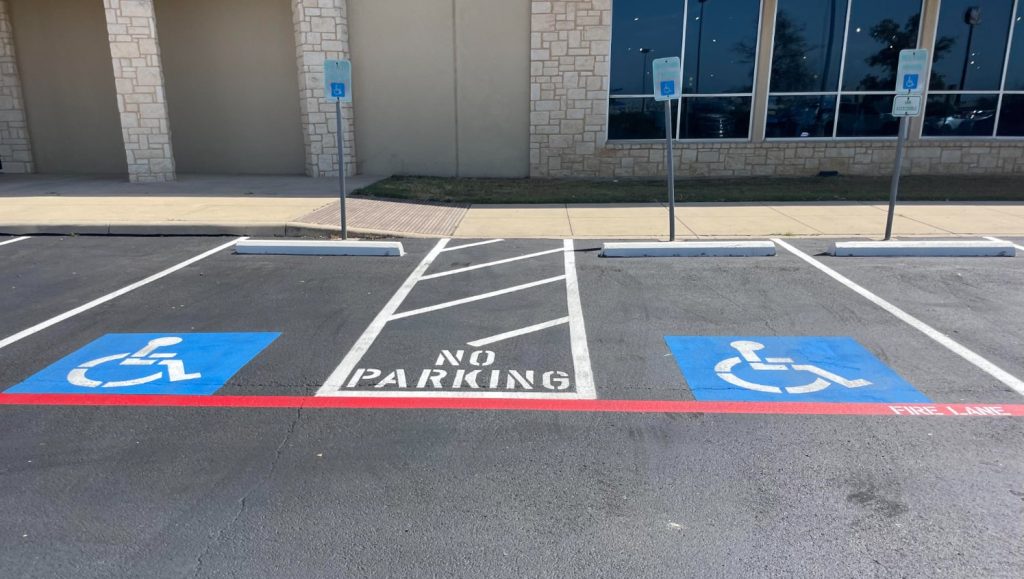 ADA striping in Universal City, TX