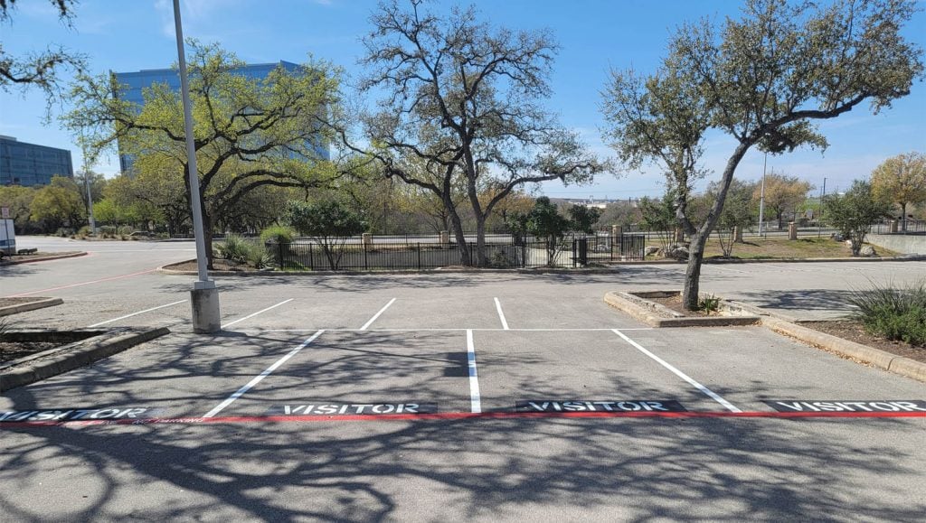 fire lane striping in san antonio, tx