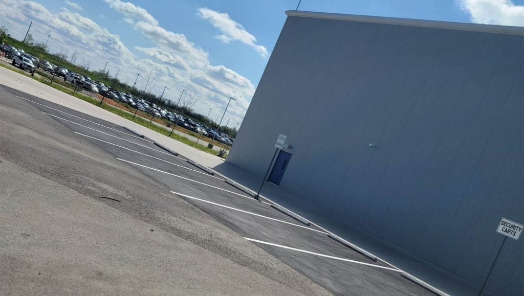 line striping project in san antonio, tx