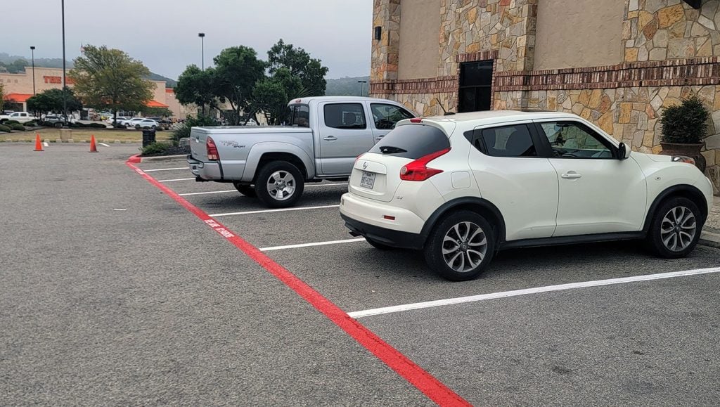 new firelane striping