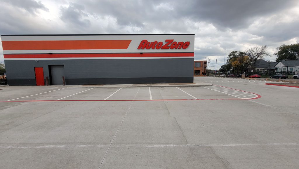 new fire lanes markings