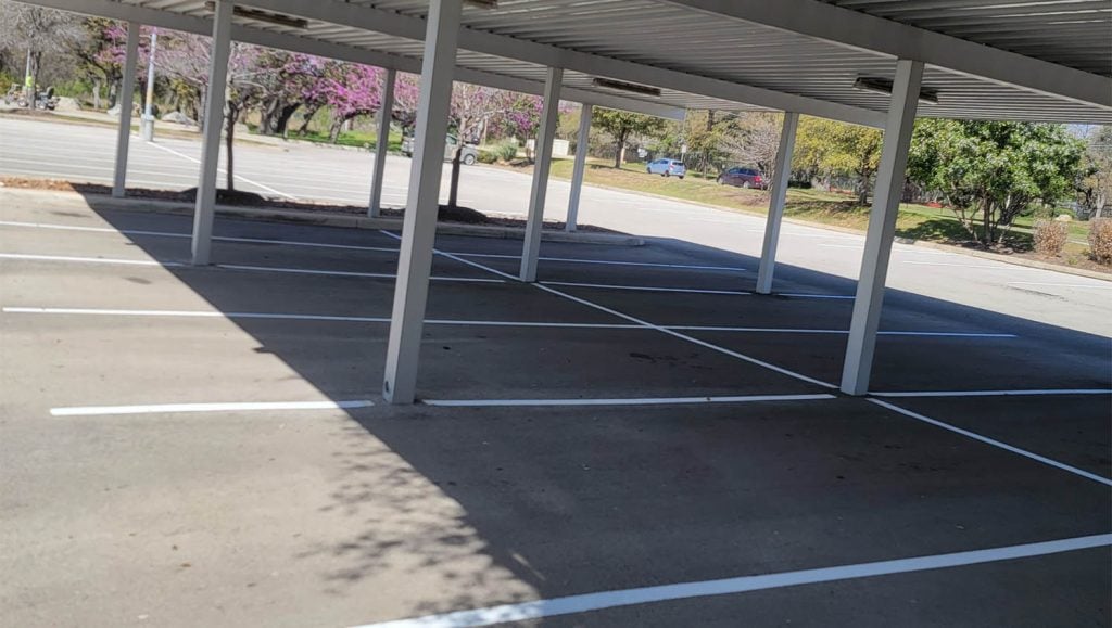 parking lot painting in san antonio, tx
