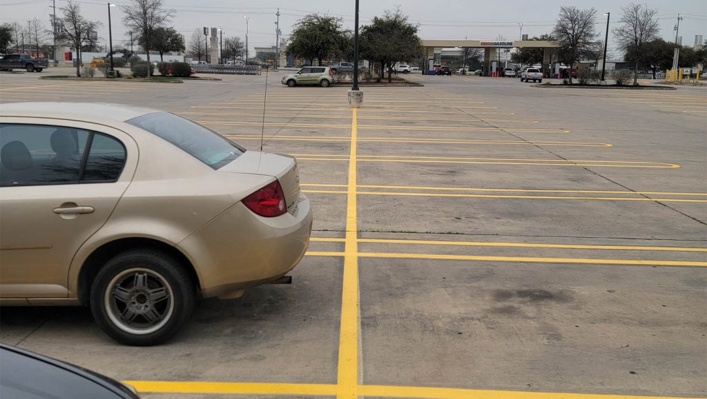 parking lot striping in selma, tx