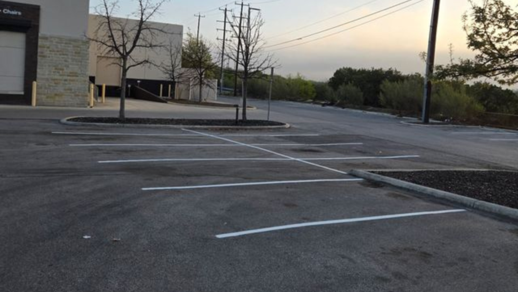 Line Striping for Texas Roadhouse in San Antonio, TX