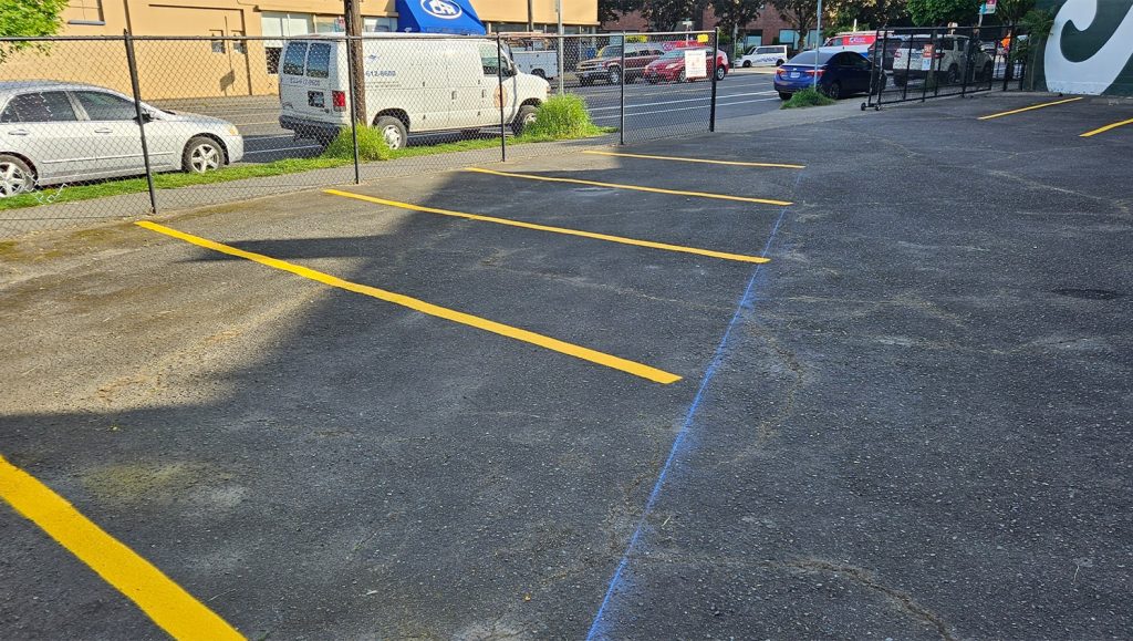 exterior view of air garage parking lot