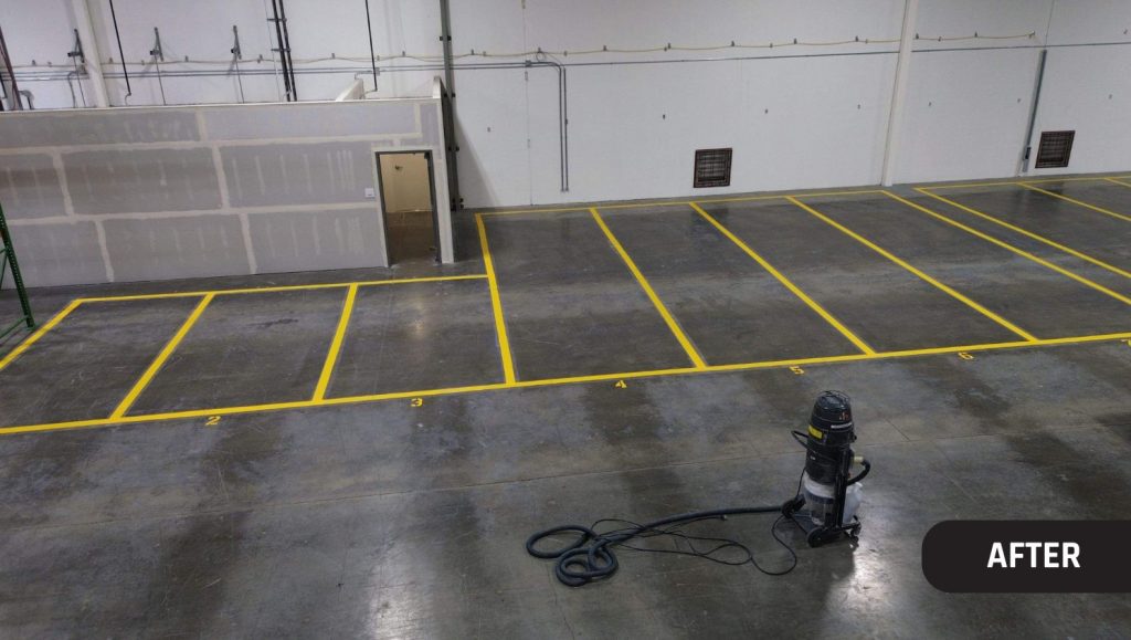 Ace Relocation warehouse freshly painted