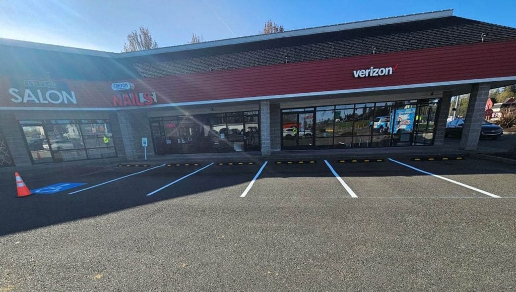 line striping project in washington
