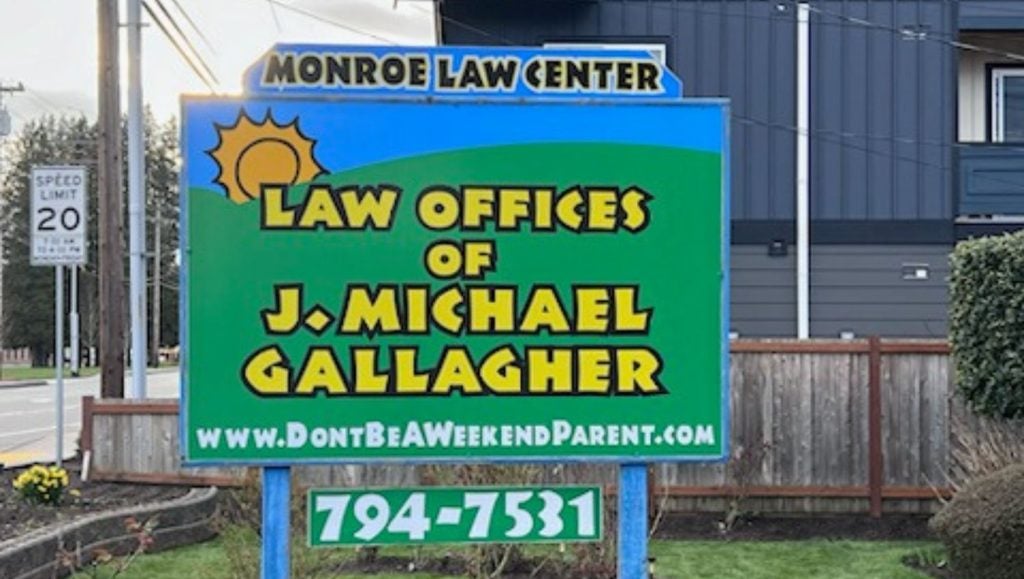 Gallagher Law Office signage