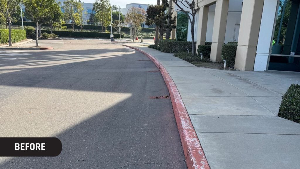 OST Omnitron Systems fire lane before it got painted
