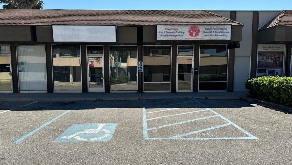 close-up of parking lot signage for Madera Development - Assets Management