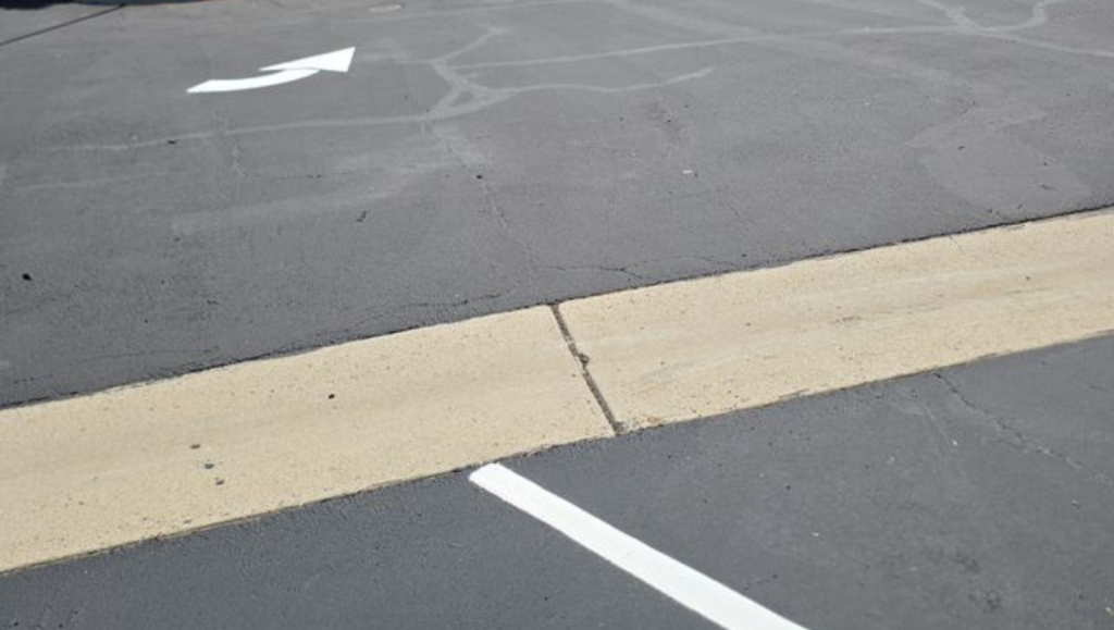 Parking Line Striping for City Wide Facility Solutions in Corona, CA