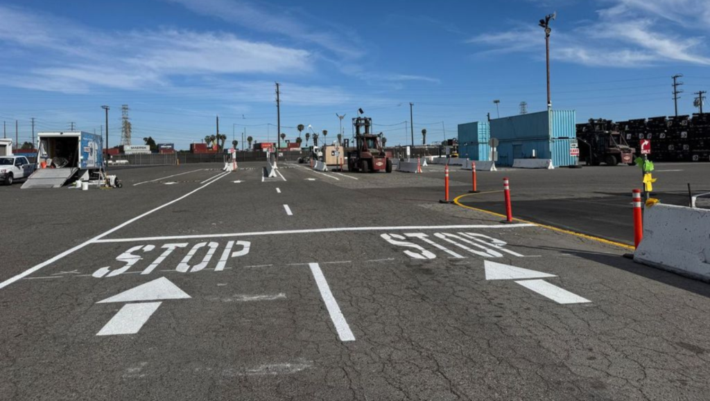 Line Striping Markings for Flexi-Van in Carson, CA