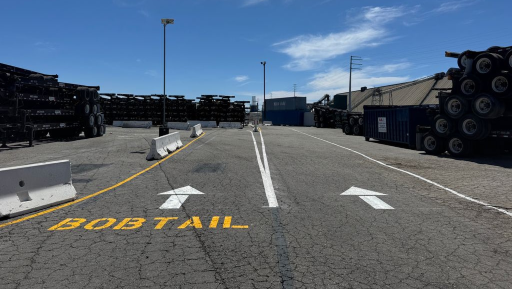 Line Striping Painting for Flexi-Van in Carson, CA