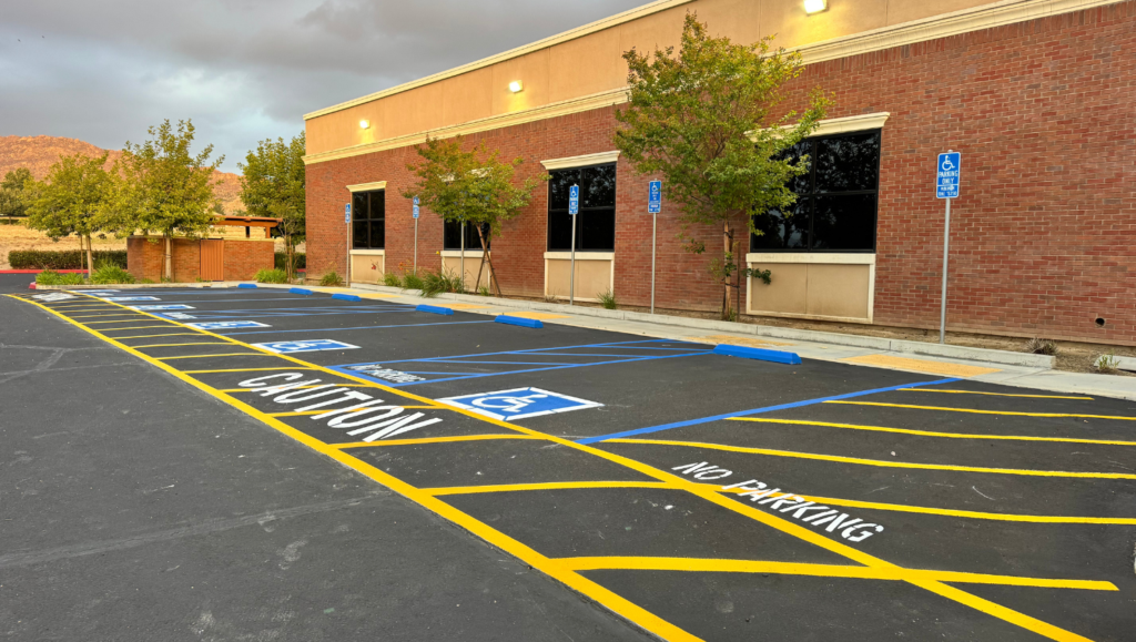 Line Striping for Fresenius Medical Care in Moreno Valley, CA