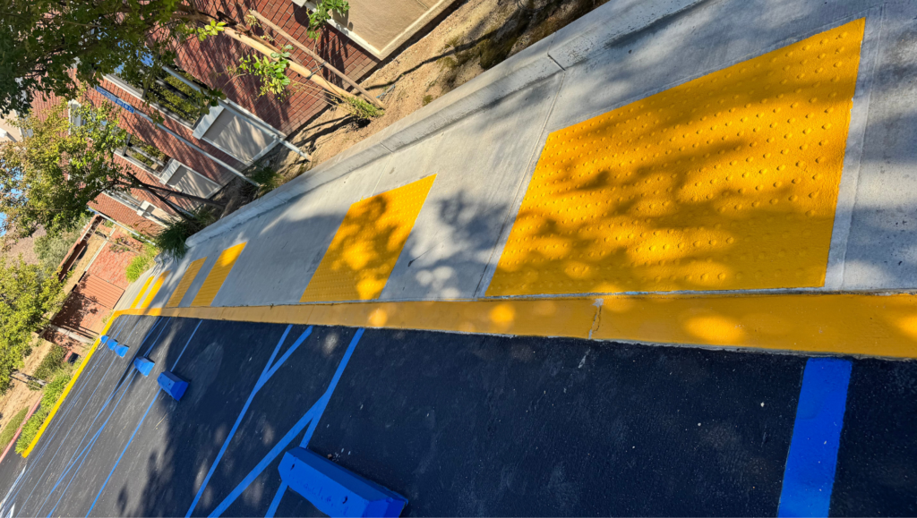 Line Striping Work for Fresenius Medical Care in Moreno Valley, CA