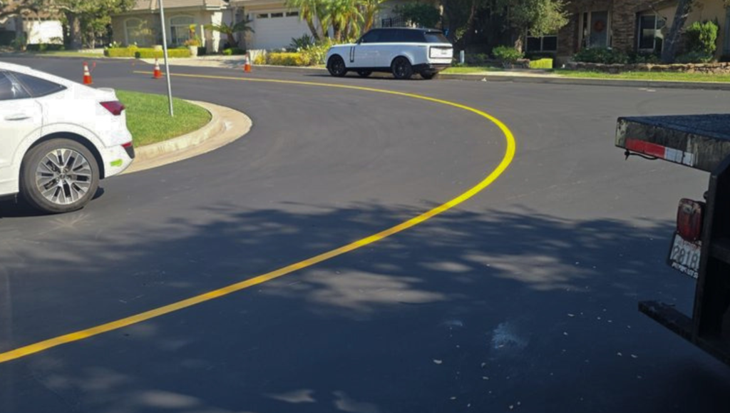 Sealcoating and Line Striping for Oakhart Estates in Glendora, CA