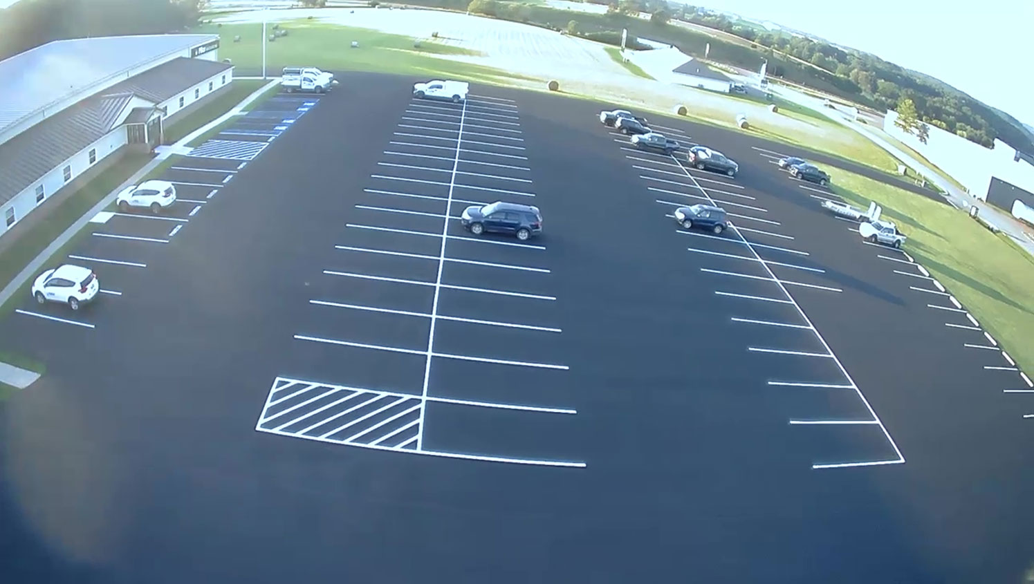pillar innovations’ re-striped parking lot