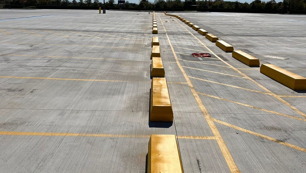 amazon truck stall wheel stops