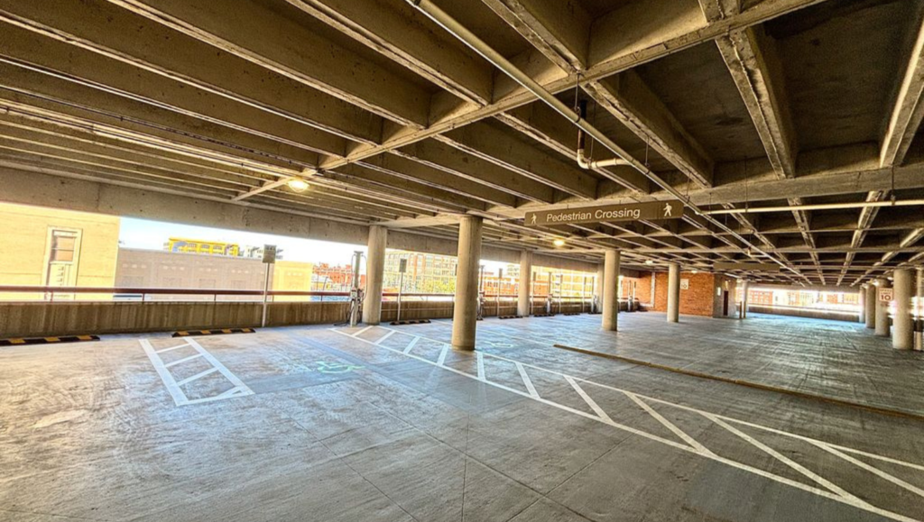 Line Striping Work Project for Wells Fargo in St. Louis, MO