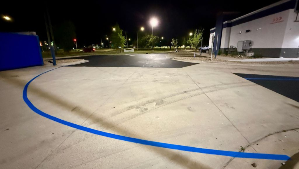 Line Striping Parking for 7 Brew Coffee in Carbondale, IL