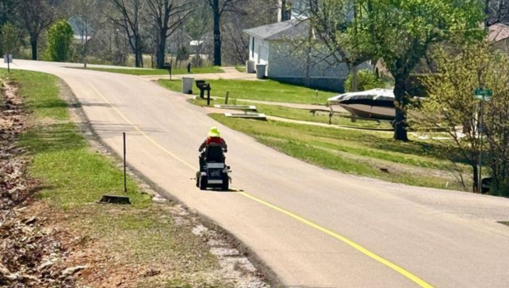 Line Striping Project for Terre Du Lac Association in Bonne Terre, MO