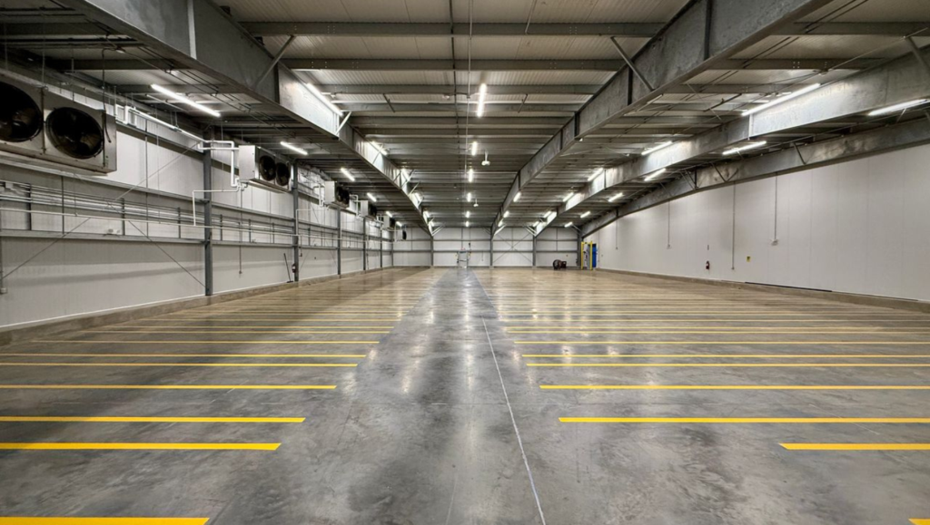 Warehouse Markings for Biosecure Production Facility in Hawk Point, MO