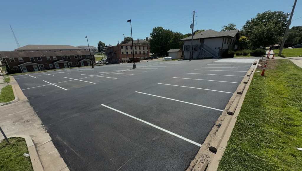 Line Striping for Missouri University of Science and Technology in Rolla, MO