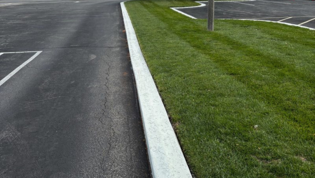 Line Striping Painting for Regions Bank in Granite City, IL