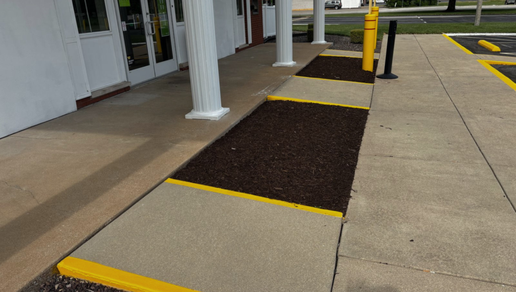 Line Striping for Regions Bank in Granite City, IL
