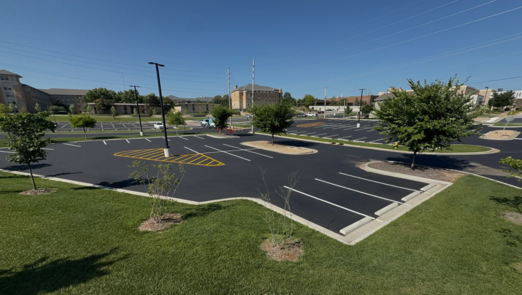 Line Striping and Fire Lane Painting for Missouri University of Science and Technology in Rolla, MO