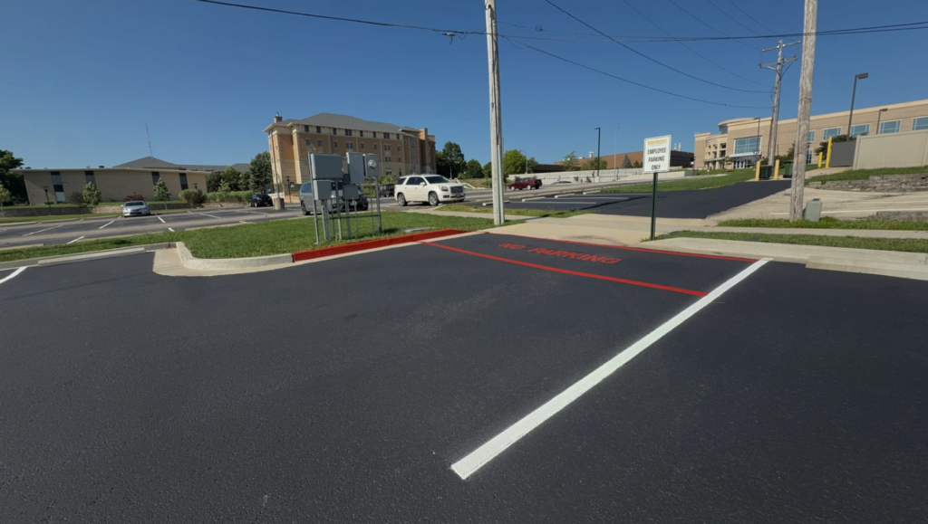 Line Striping and Fire Lane Project for Missouri University of Science and Technology in Rolla, MO
