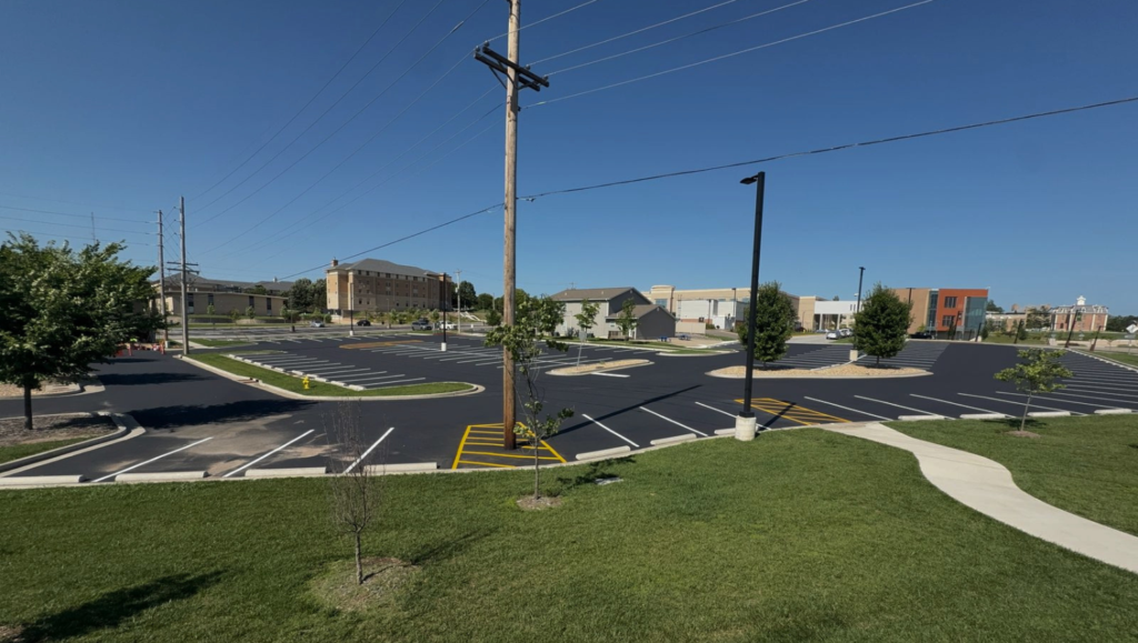 Line Striping and Fire Lane Service for Missouri University of Science and Technology in Rolla, MO