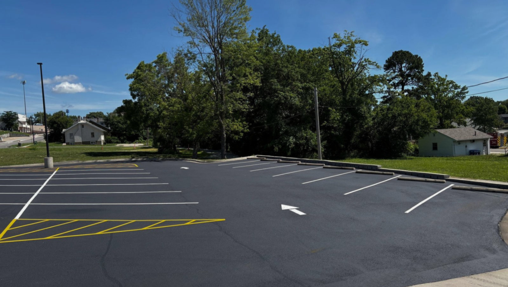 Line Striping for the Missouri University of Science and Technology in Rolla, MO
