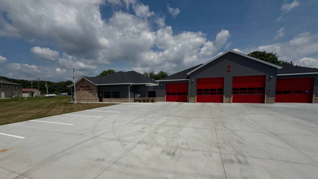 Line Striping Project for New Melle Fire Protection District in Defiance, MO
