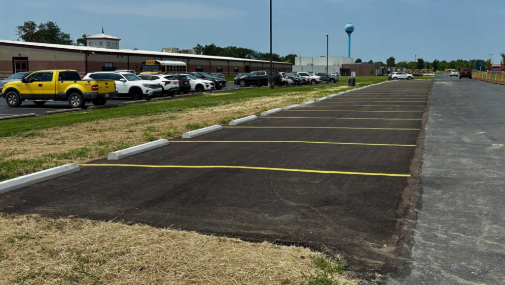 Line Striping for Winfield High School in Winfield, MO
