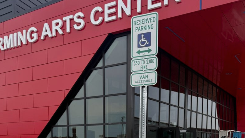 Parking Lot Signs Project for Winfield High School in Winfield, MO