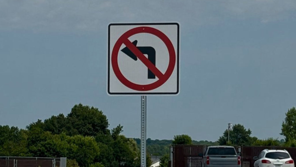 Parking Lot Signs for Winfield High School in Winfield, MO