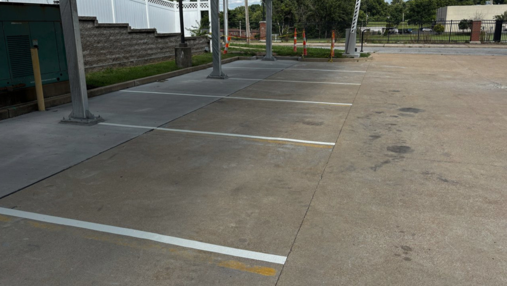 Line Striping Project for Community Fire Protection District in St. Louis, MO