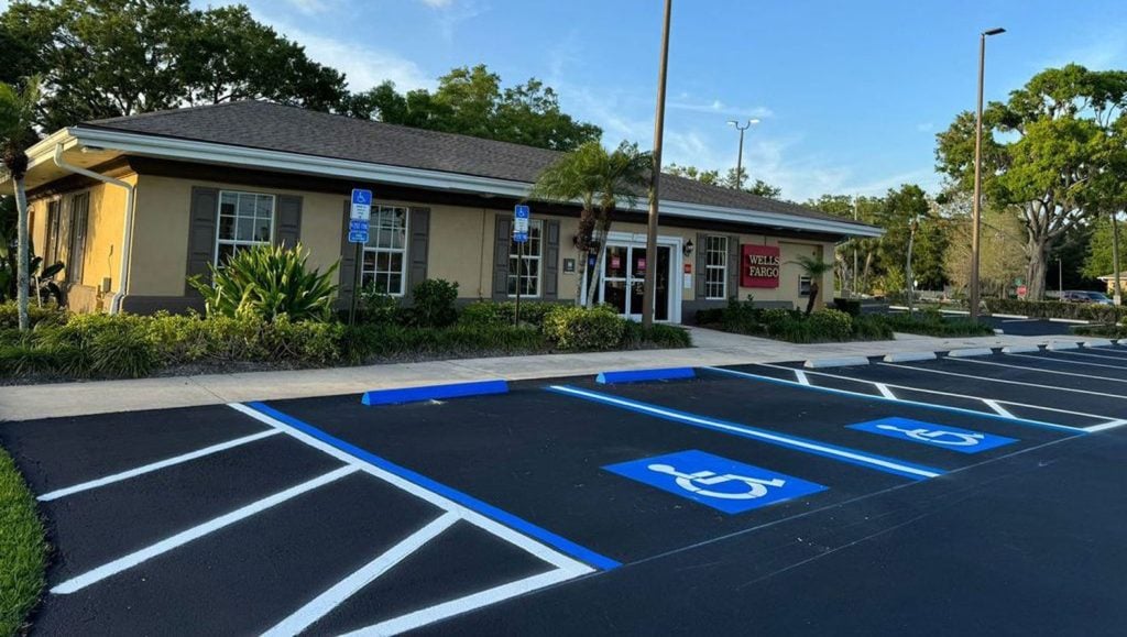 parking lot painting in Ellenton, FL