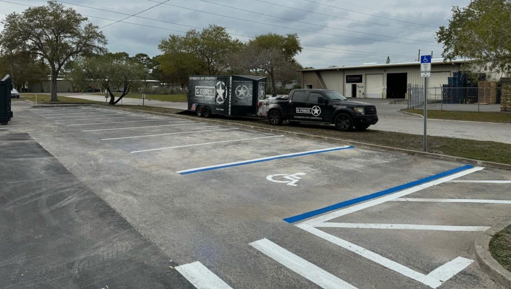 ADA compliant striping in Clearwater, FL