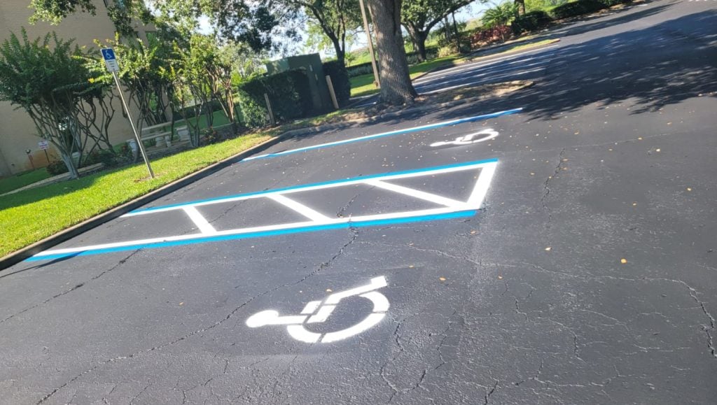 ada parking lot striping in orlando, fl