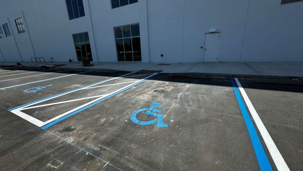 line striping in Clearwater, FL