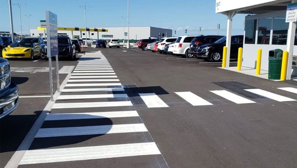 tampa crosswalk pavement markings