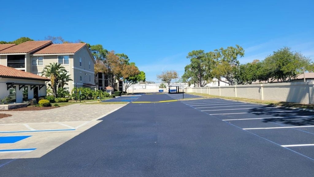 ADA compliant striping in Sarasota, FL