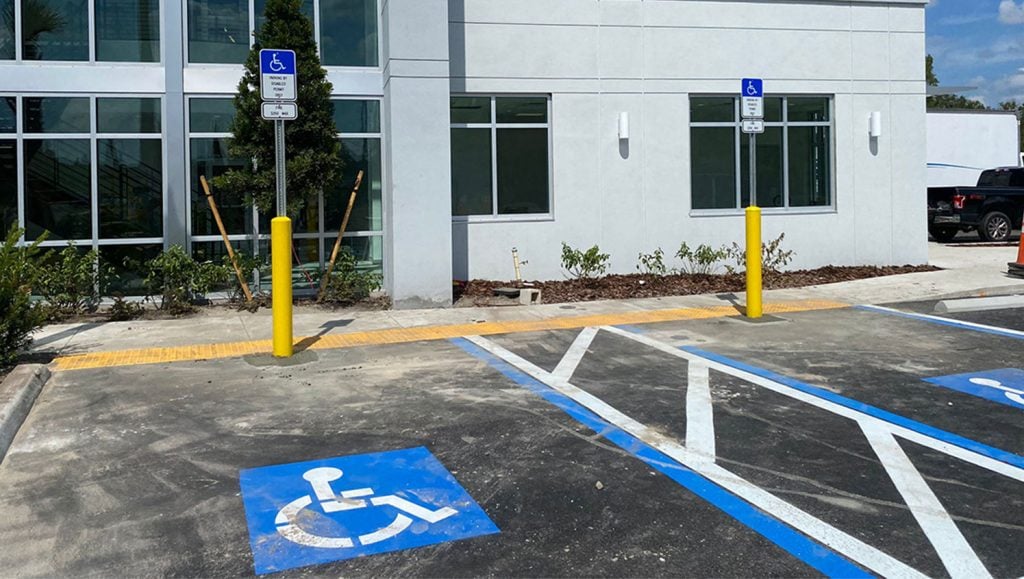 bollard installation in Tampa, FL