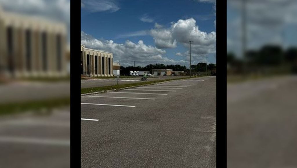 business parking lot sealcoating project in Tampa, FL