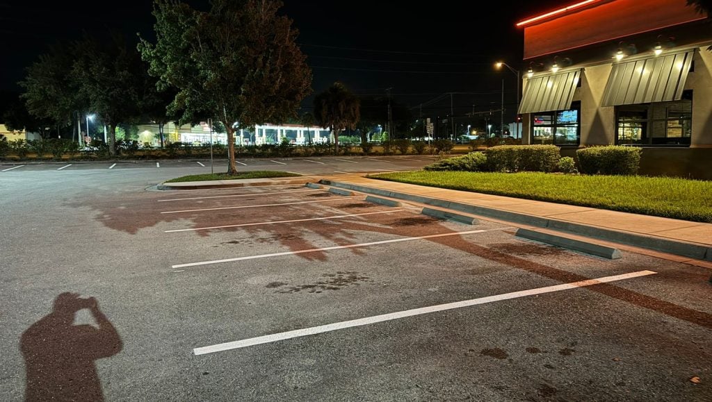 ada compliance parking spots for chilis parking lot