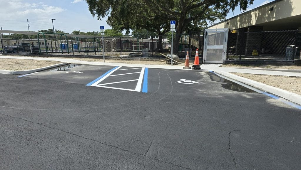 ada compliance parking spots for Corporate Business parking lot