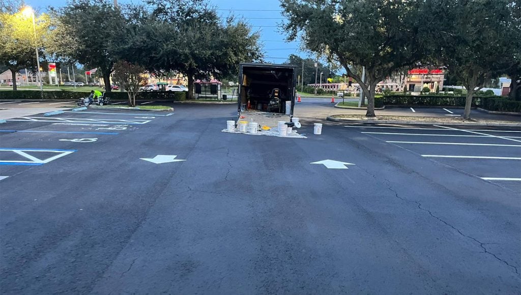 ada stall markings in lakeland florida
