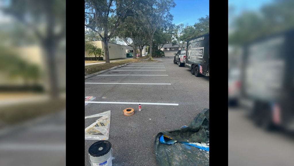 line striping in brandon, fl